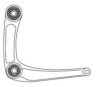 FRAP 4562 Track Control Arm